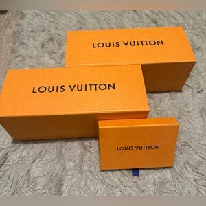 Louis Vuitton Empty Perfume/Cologne Box (2) one drawee box